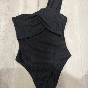 SHEIN Black Women's Bodysuit